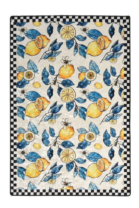 Conceptum Alfombra de Pasillo Lemon 80 x 150 cm Multicolor